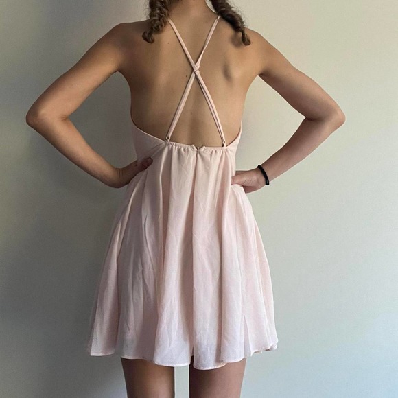 Light pink dress blush LULUS - Picture 3 of 4